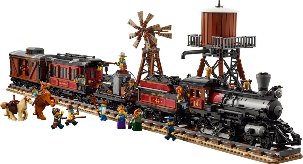 LEGO Bricklink Zug im Wilden Westen – Fanmodell mit vielen Minifiguren