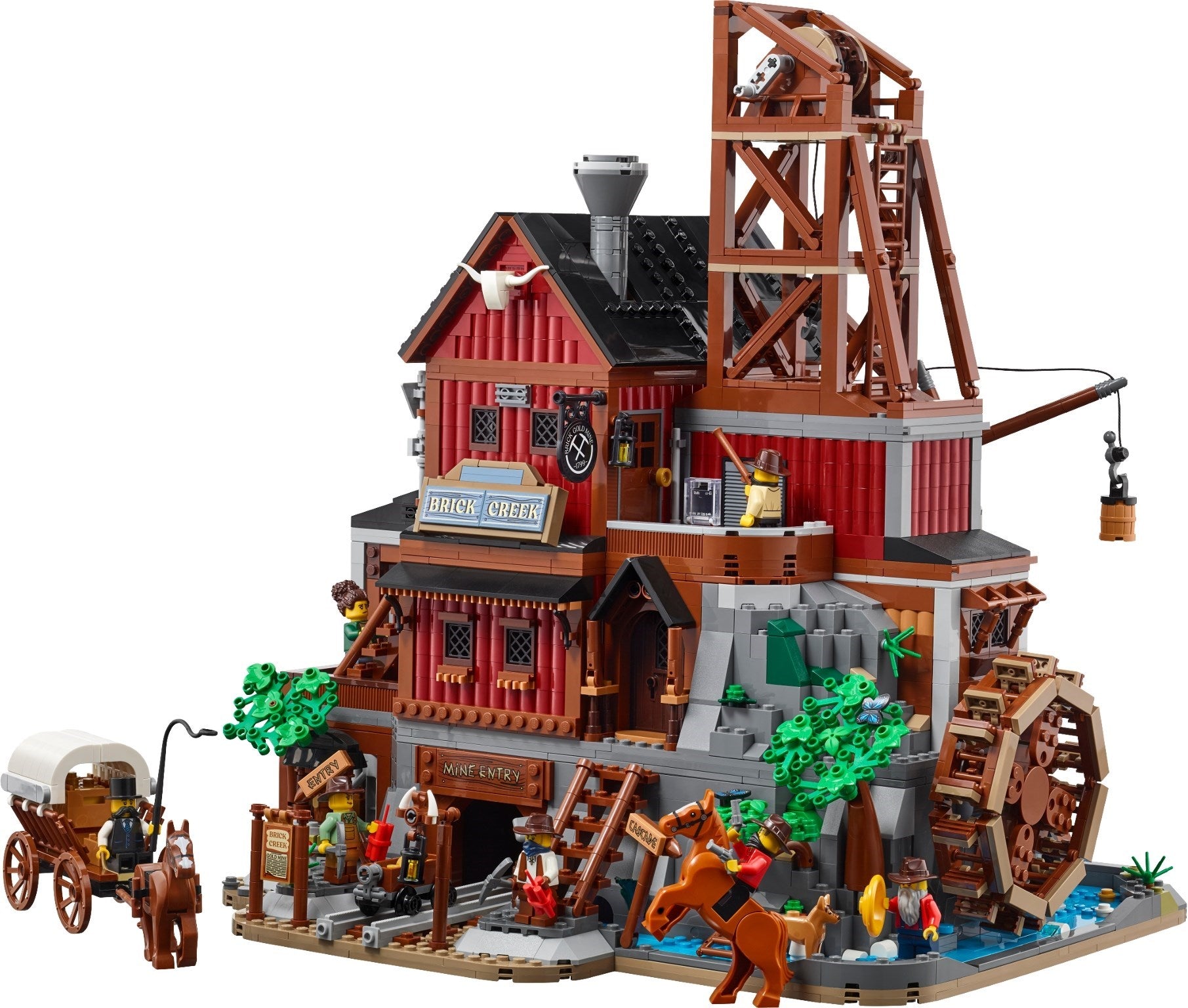 LEGO Bricklink Expedition in der Goldmine V29 – Fanmodell mit vielen Minifiguren