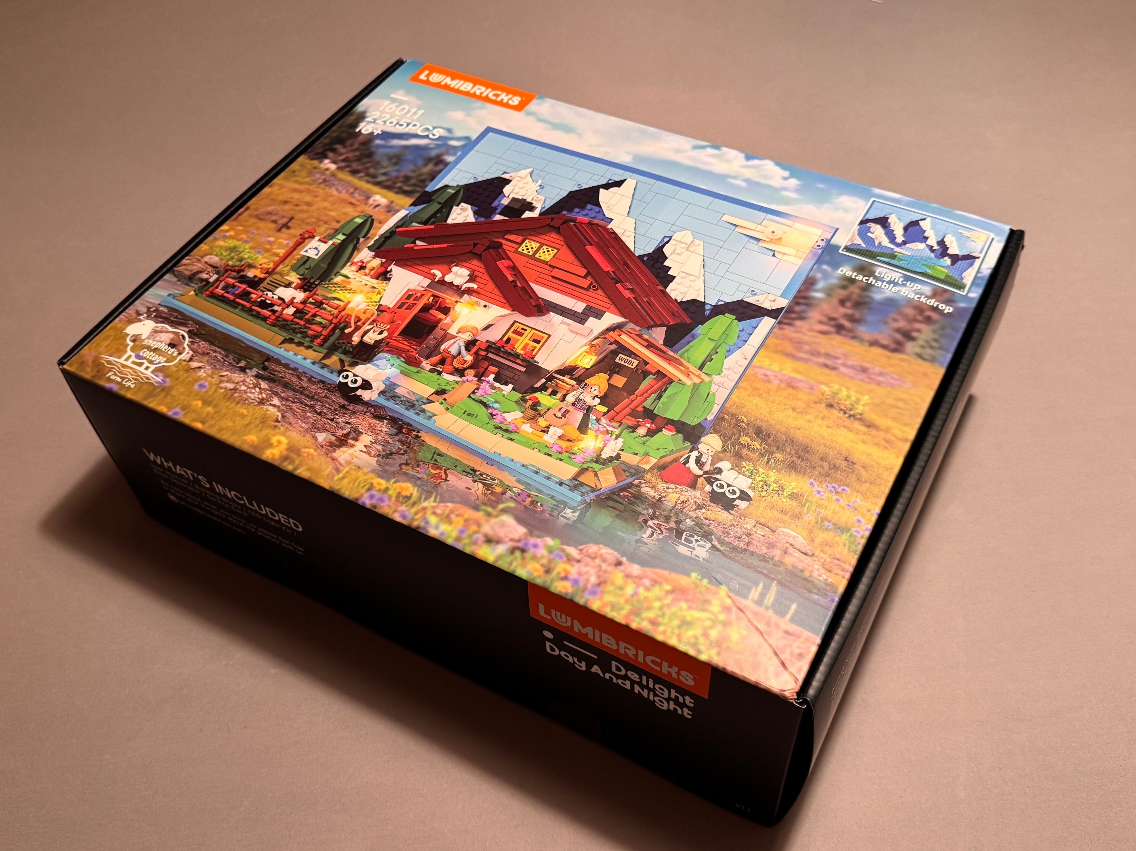 Lumibricks Schäferhütte L9094 - Alpen-Diorama mit LEDs